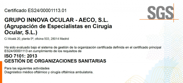 Certificado ISO 7101